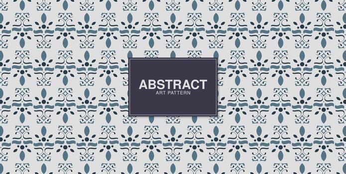 flat ornament line pattern design vector