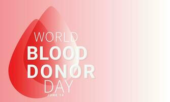 World Blood donor day. background, banner, card, poster, template. Vector illustration.