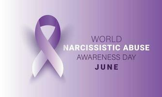 World Narcissistic Abuse Awareness Day.  background, banner, card, poster, template. Vector illustration.