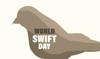 World Swift Day. background, banner, card, poster, template. Vector illustration.