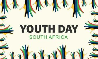 Youth day south africa 16 june. background, banner, card, poster, template. Vector illustration.