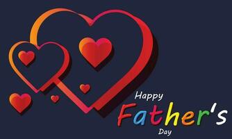 Happy father's day. background, banner, card, poster, template. Vector illustration.