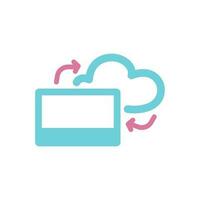 Cloud Computing Icon vector