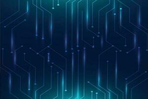 Technological light particles falling background vector