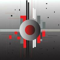 Abstract background made of shapes vector