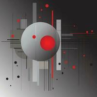 Abstract background made of shapes vector