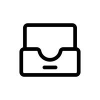 Simple Archive icon. The icon can be used for websites, print templates, presentation templates, illustrations, etc vector
