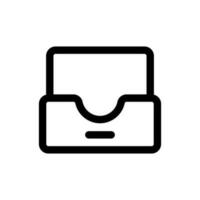 Simple Archive icon. The icon can be used for websites, print templates, presentation templates, illustrations, etc vector