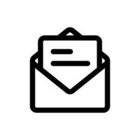 Simple Letter icon. The icon can be used for websites, print templates, presentation templates, illustrations, etc vector