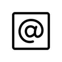 sencillo correo electrónico icono. el icono lata ser usado para sitios web, impresión plantillas, presentación plantillas, ilustraciones, etc vector