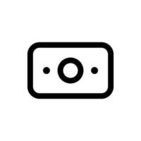 Simple Money icon. The icon can be used for websites, print templates, presentation templates, illustrations, etc vector