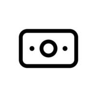 Simple Money icon. The icon can be used for websites, print templates, presentation templates, illustrations, etc vector