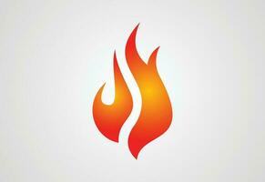 Creative Fire Flame logo design, Vector design concept