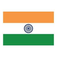 India's Independence Day National Flag of India Tricolor August 15th Celebration Vector Illustration