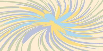 Groovy retro background of the 70s. Abstract vintage background. Vector illustration in a simple linear style-design template-hippie style.