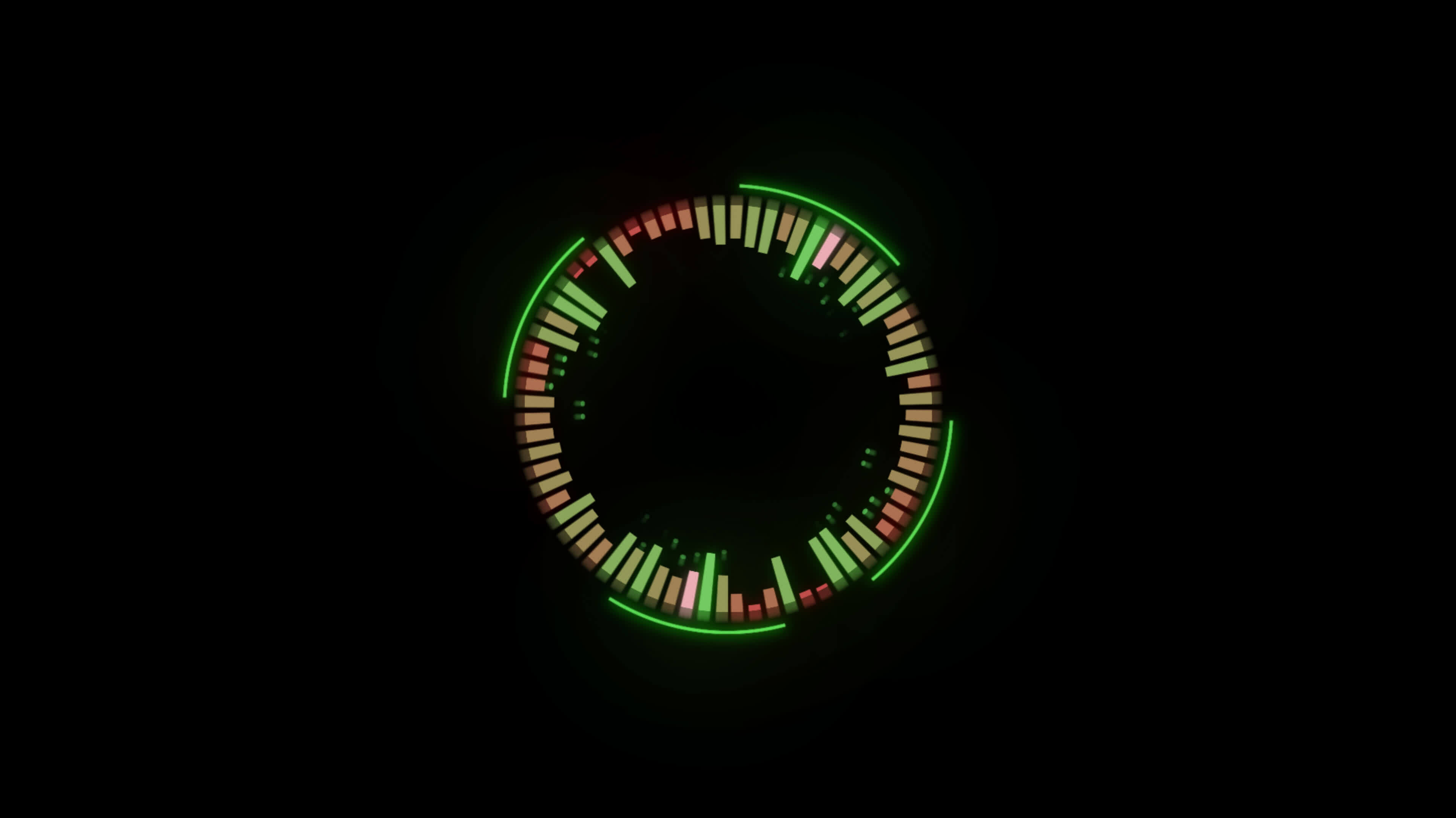 Moving bars Audio Equalizer Sound Waves Meter loop Animation video