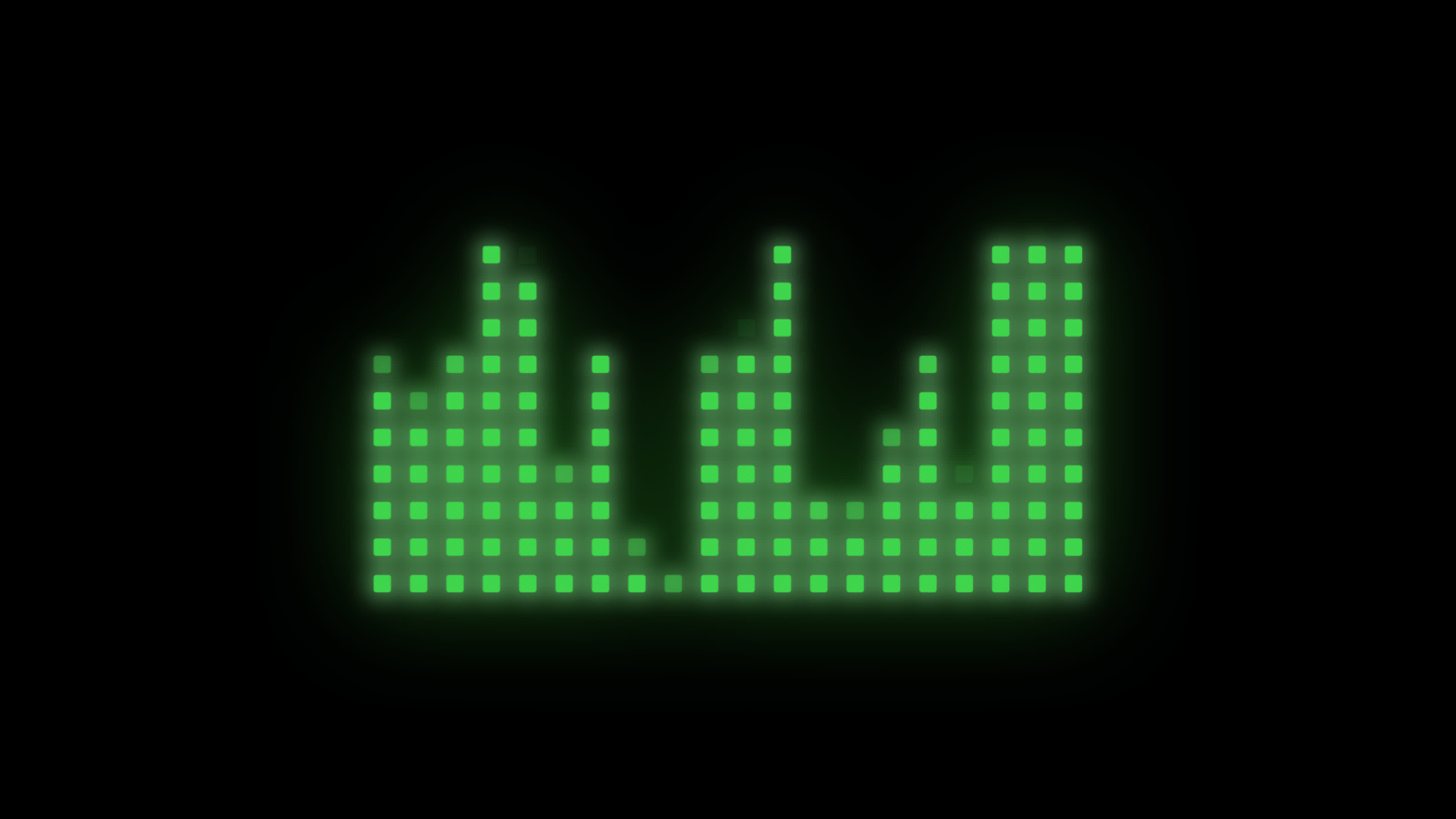 Moving bars Audio Equalizer Sound Waves Meter loop Animation video