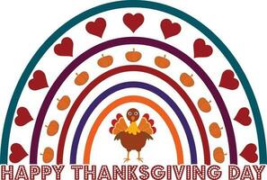 Happy Thanksgiving Day T-shirt Design vector