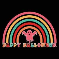 Happy Halloween T-shirt Design vector