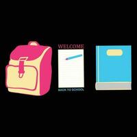 Welcome Back to School Vector Illustration