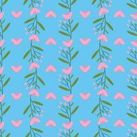 Flower Patterns Design Backgraund vector