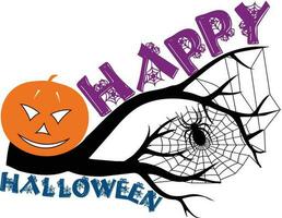 Happy Halloween T-shirt Design vector