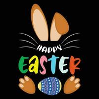 Happy Easter Day T-shirt Design vector