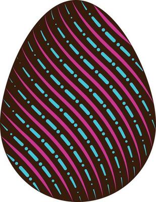 Easter Day Egg Vector Illustration