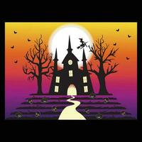 Halloween T-shirt Design vector