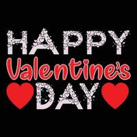 Happy Valentine's Day T-shirt Design vector