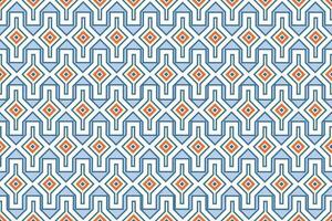 Abstract geometric shape seamless pattern. Mosaic design tile background. Geometric line ornament with stylish asian decor motif vector