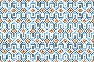 Abstract geometric shape seamless pattern. Mosaic design tile background. Geometric line ornament with stylish asian decor motif vector