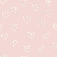 Beautiful seamless vector pattern with hearts. Abstract illustration.Valentines day backdrop with love, romance and passion symbols. Vector illustration for wrapping paper, wallpaper.