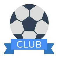 Modern design icon of football club badge vector