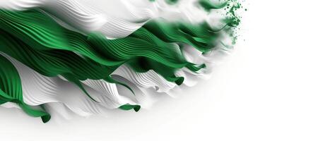 Banner for the independence or republic day of Nation. 3d brush stroke. . photo