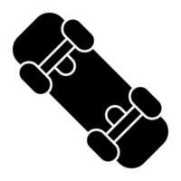 An icon design of skateboard vector