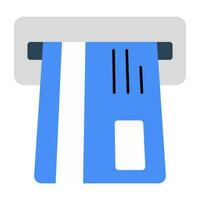 Perfect design icon of atm withdrawal vector