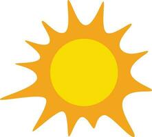 Sun cartoon illustration vector