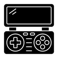 icono de diseño moderno de la consola de juegos vector