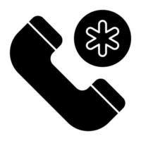 Perfect design icon of medical call vector