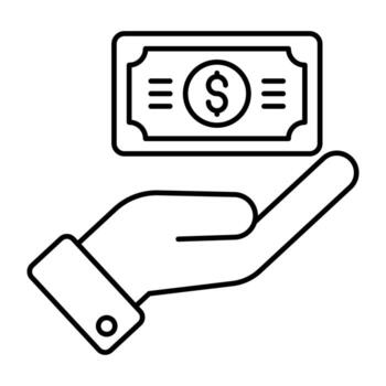 Modern design icon of donation vector