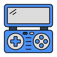 Modern design icon of game console vector