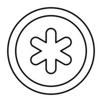 Modern design icon of medical sign vector