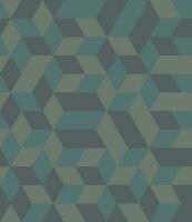 Abstract background seamless geometric pattern. Cube shape, diamond shape. Bluish gray tone. Surface design for apparel, textile, tile, cover, poster, flyer, banner, wall. Vector illustration.