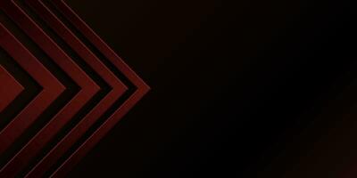 5 layer right angled triangle, red arrowhead. 3D gradient abstract background. Design element for template, card, cover, banner, poster, backdrop, wall. Vector illustration.