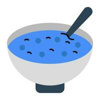 Food bowl icon in trendy design vector