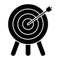 An icon design of target vector