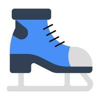 Vector design of ice skate