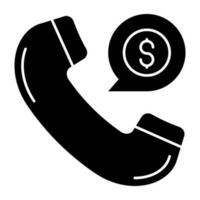 Perfect design icon of financial call vector