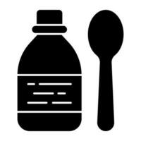 Perfect design icon of syrup bottle vector